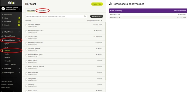Export z Fidoo